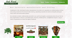 Desktop Screenshot of oakwoodbarfitters.com