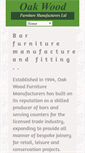 Mobile Screenshot of oakwoodbarfitters.com
